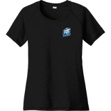 Hockey Essentials Ladies PosiCharge Tri-Blend Wicking Scoop Neck Raglan Tee