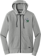 Woodbridge Wolfpack New Era Tri-Blend Fleece Full-Zip Hoodie