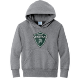 Biggby Spartans Youth Core Fleece Pullover Hooded Sweatshirt