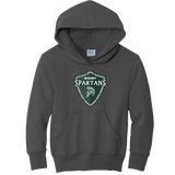 Biggby Spartans Youth Core Fleece Pullover Hooded Sweatshirt