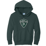 Biggby Spartans Youth Core Fleece Pullover Hooded Sweatshirt